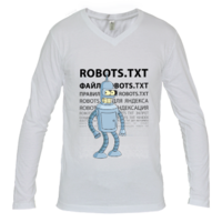 Майка «robots.txt» с длинными рукавами