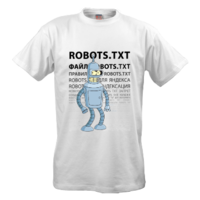 Майка «robots.txt» с короткими рукавами